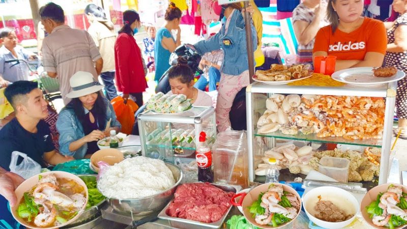 chợ ăn uống Sài Gòn
