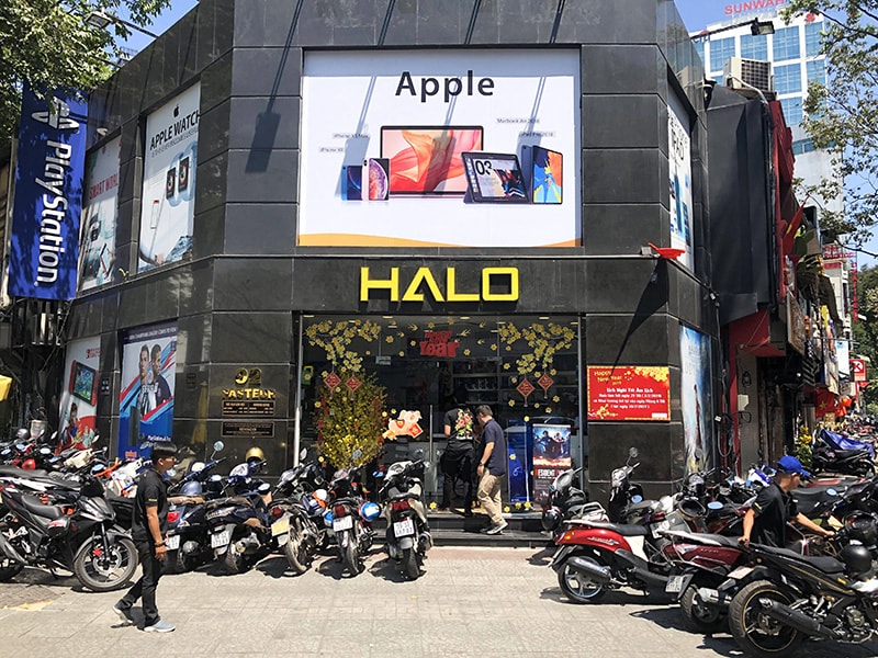 cửa hàng iphone ở Sài Gòn