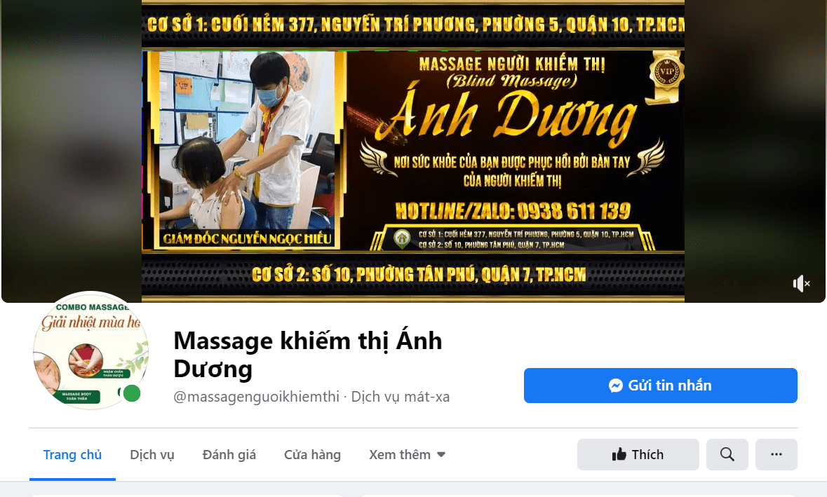 Địa Chỉ Massage Hội Người Mù Ở Thành Phố Hồ Chí Minh