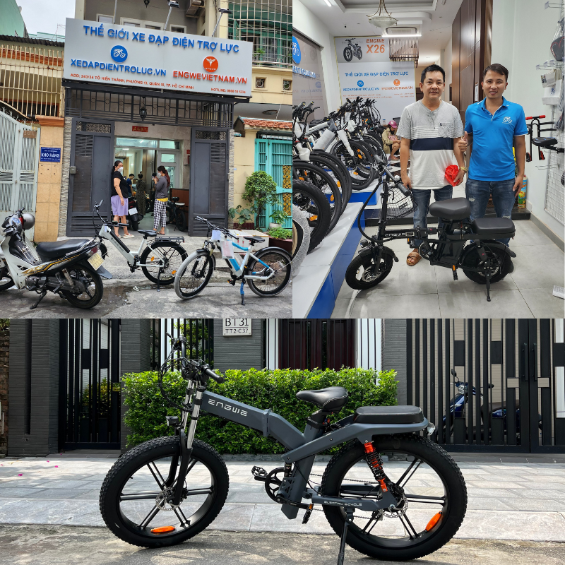 Xe đạp điện trợ lực tại TPHCM