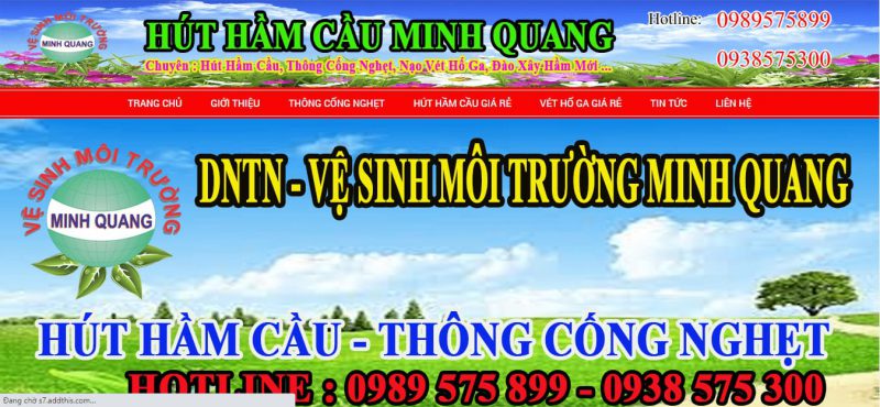 dịch vụ rút hầm cầu quận Tân Bình